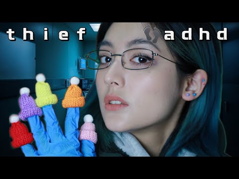 asmr~Encounter a thief while doing ADHD training