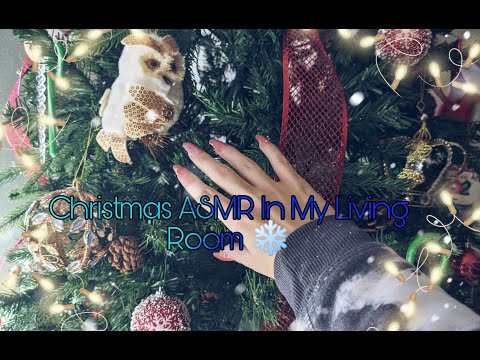 CHRISTMAS ASMR IN MY LIVING ROOM (SPANISH) Tiny Mic