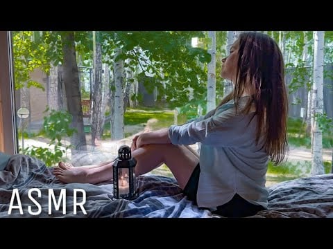 Летний ASMR Шашлык Массаж Прогулка озеро триггеры на улице triggers nature Hand movements Tapping