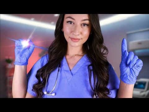 ASMR Full Body Medical Exam Doctor Roleplay 💙 Soft Spoken