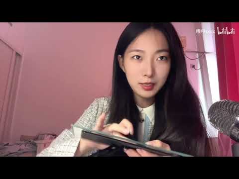 【ASMR】Pupil photo unboxing video！Tap trigger sound