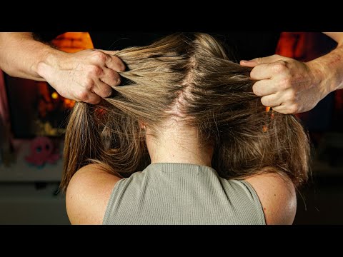 ENERGIZED Nape & Scalp Scratching ASMR /w Hair Pulling - Ultimate Tingles