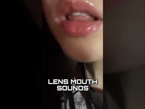 ASMR LENS MOUTH SOUNDS #asmr #shorts #relax