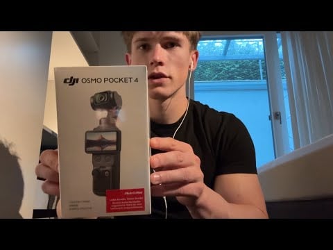 New DJI Pocket 4 Unboxing ASMR