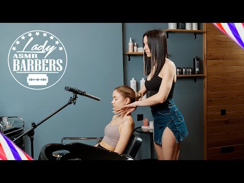 ASMR Shoulders Massage by Barber Lady Adel