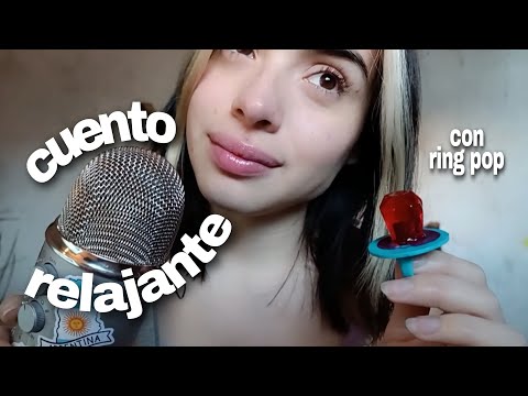 asmr CUENTO para DORMIR EXTRA RELAJANTE con ring pop | asmr en Español 