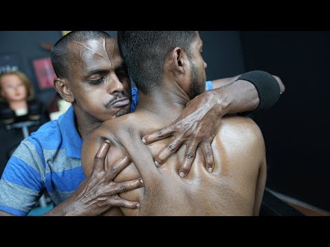 Deep Tissue Massage Is Best For Pain Relief & Deep Sleep | ASMR Body Massage By Strong Wrist Barber