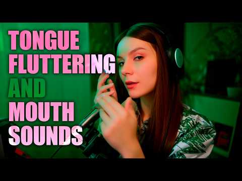 ASMR Tongue Fluttering and Mouth Sounds 💎 No Talking, Breathing, For Sleep