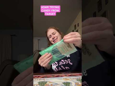 ASMR TRYING CANDY FROM TARGET #asmr #mukbang #candy #target