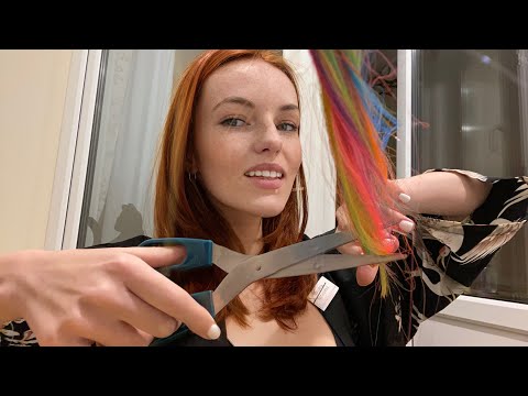 АСМР* Стрижка*Ролевая игра*Паримахерская *ASMR* role play Hairdresser