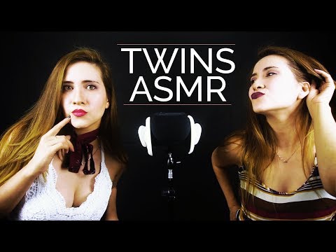 ASMR TWINS | Cosquillas y caricias para dormir en 15 minutos.  Asmr Español