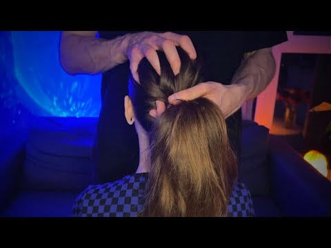 ASMR Intense Scalp Scratching & Gentle Head Massage for Deep Sleep 💆‍♀️ (No Talking)