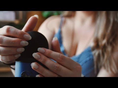 ASMR mic Scratching Fast & Aggressive natural nails (no talking)