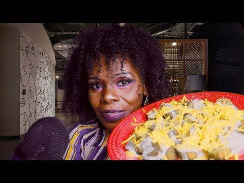 CHEESE CUCUMBER SLICES WITH RANCH ASMR EATING SOUNDS