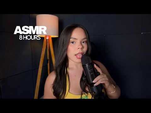 ASMR 8 HORAS SONS DE BOCA, Cliques de Língua, Estalos… (Durma A Noite Toda)