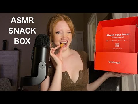 ASMR | Shotengai Snack Box Review | Mouth Sounds