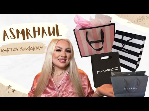 ASMR Makeup shopping haul! I spent disturbing ammount of money