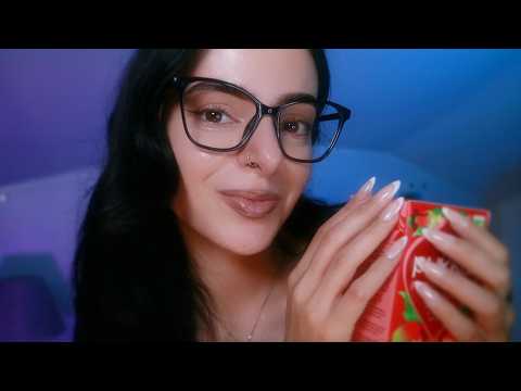 ASMR Whispering & in Bulgarian ✨ Show & Tell of Triggers, Books & Snacks