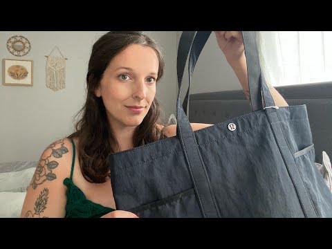 ASMR mini haul 🛍️✨ lululemon and ulta 💄