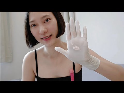 ASMR Latex Gloves Girl Relax Lotion Sounds XS Size 🧴 - RAINIE ASMR