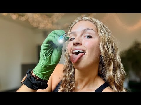 ASMR - QUICK TONGUE EXAM