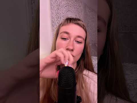 ASMR mic scratching with long nails for tingles