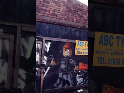 Art walk, Port Talbot #asmr #streetart #porttalbot #welsh #visitwales