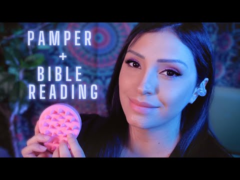 CHRISTIAN ASMR | Bible Reading, Triggers for Sleep