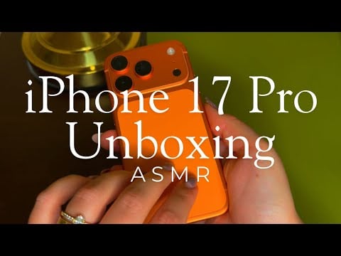 ASMR iPhone 17 Pro Unboxing