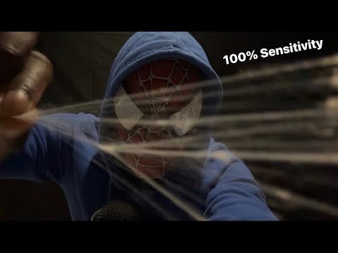 ASMR Mouth Sounds & Hand Movements at 100% Sensitivity ( +SpiderWebs🕸️)