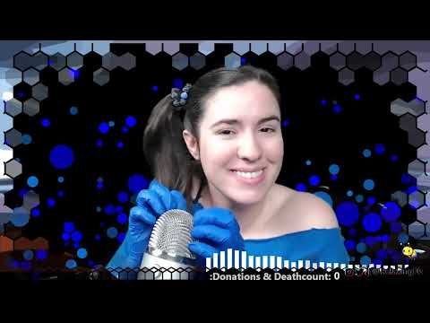 ASMR - Dark Blue Medical Gloves