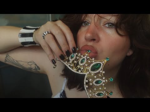ASMR eating objects that are not edible (intense mouth sounds,no talking)