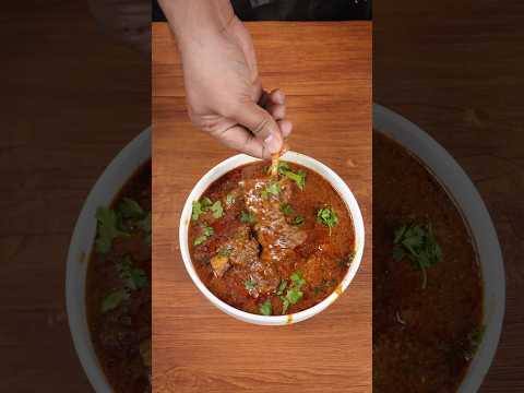 🔥 ASMR Saoji Mutton | Nagpur Special Spicy Mutton | Satisfying Cooking Sounds #shorts #asmr