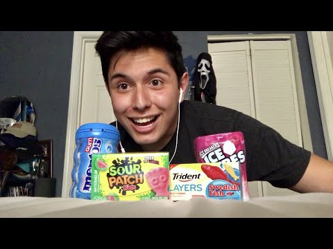 ASMR GUM CHEWING WILL MAKE YOU RELAX!! (Gum Chewing, Whispering, THANK YOU FOR 5K!)