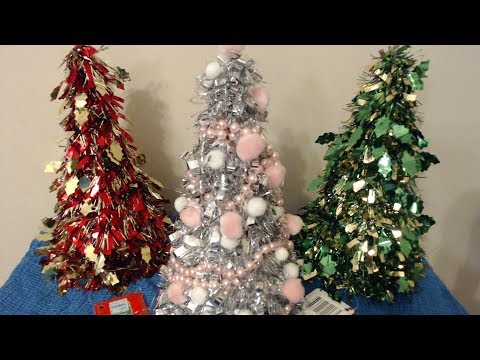 ASMR | Tingly Tinsel Trees Show & Tell (Whisper)