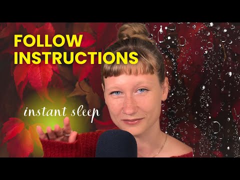 ASMR Follow My Instructions (Instant Sleep & Soft Guidance)