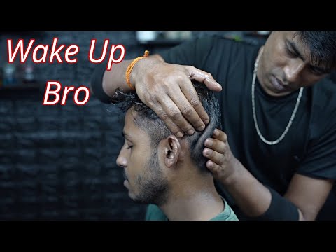 ASMR Oily Head Massage With Scratching And Tapping By Indian Barber | Watch For Deep Sleep