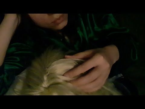 ASMR - Playing With Your Hair Before Bed No Talking