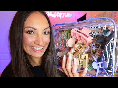 ASMR Playing with Your Hair 💜 (scalp check, hair clipping, brushing, face tracing)