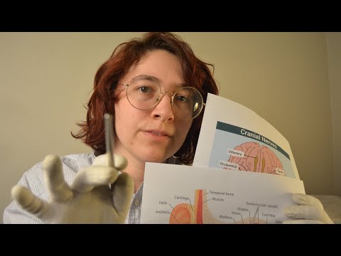 ASMR Multiple Exams & Medical Charts | Cranial Nerve, Ear Exam, Eye Test & Face Inspection