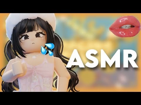 ROBLOX ASMR ★ Random Whispering + MOUTH SOUNDS & INAUDIBLE for sleep 😴