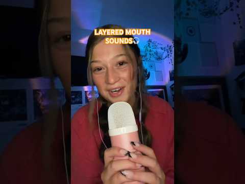 ASMR- Layered Mouth Sounds🎧 #asmrsounds #tingles #triggersforsleep  #mouthsounds #layeredasmr