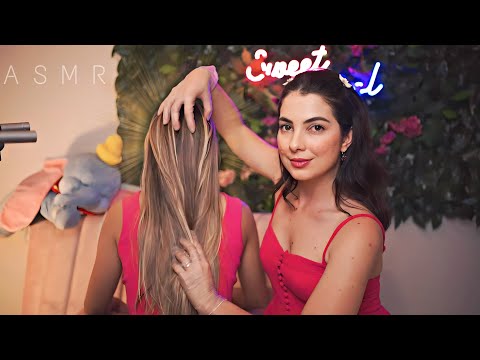 ASMR: EXAME DE SENSIBILIDADE NO COURO CABELUDO EM PESSOA REAL | Sweet Carol