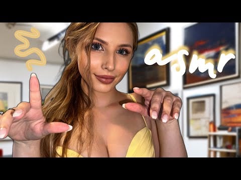 ASMR Roleplay | Artist Traces Your Face 🎨🖌️👩🏼‍🎨 (Tingly & Clicky)