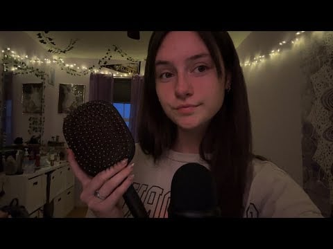 ASMR | Hair Triggers🪮🤎 (up-close whispers, light personal attention)