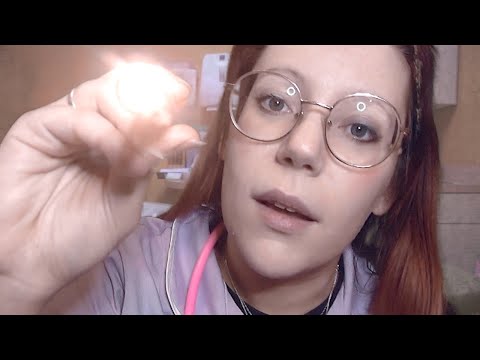 ASMR ROLEPLAY PHYSICAL EXAMINATION | EYE EXAMINATION | MOUTH | PERSONAL ATTENTION