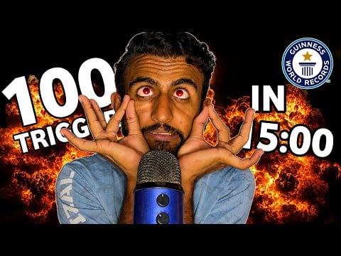 ASMR 100 TRIGGERS IN MY ROOM 🔥