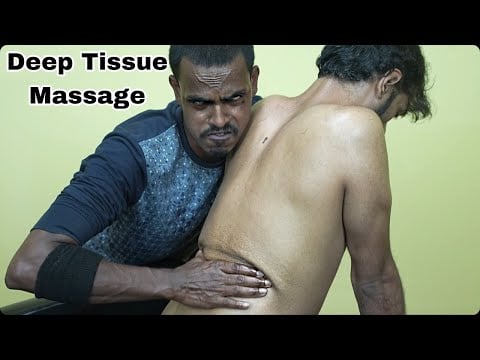 Deep Tissue Strong Body Massage ASMR By Our Best Strong Wrist Barber | Deep Tissue Chair Massage