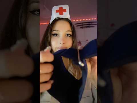 ASMR une infirmière prend ta tension 🏥❤️ #asmrroleplay #nurse #infirmiere #asmrrelax #asmr