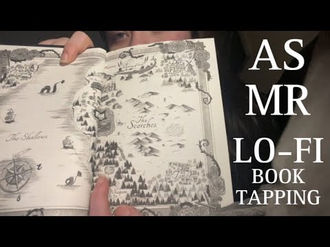 ASMR lo-fi book tapping